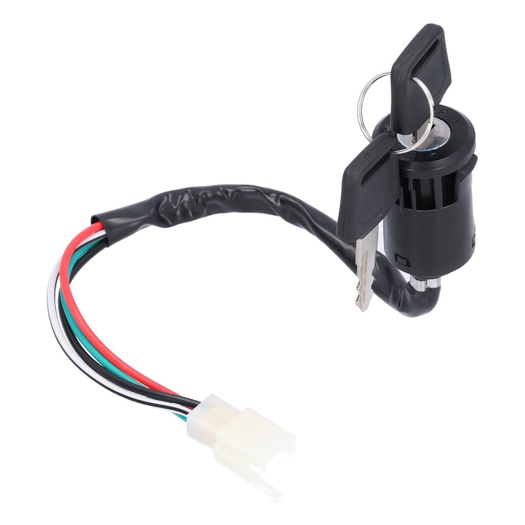4 Wire Ignition Switch with 2 Keys Fit for 50cc 110cc 125cc 250cc PIT Quad Dirt Bike ATV Electric Scooter