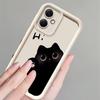 Phone Cover Case for Xiaomi Poco F8 C50 X3 Pro C61 X3 NFC C51 Hello Cute Blacks Cat