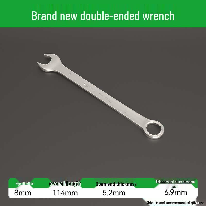 Zestaw kluczy dwustronnych Śliwkowy Kwiat - Szybkie użycie - Otwarty i oczkowy, narzędzia uniwersalne