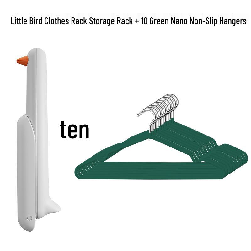 Punch-Free Wall-Mounted Clothes Drying Rack & Organizer