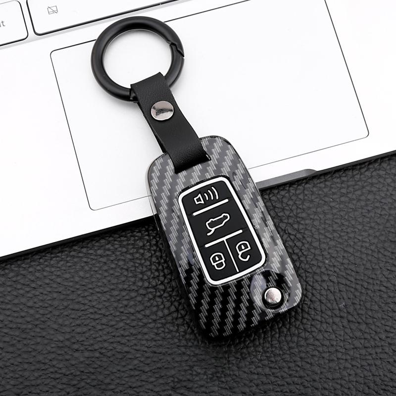 Carbon Fiber Remote Car Key Cover Case For Opel Vauxhall Mokka Astra J Corsa E Insignia Zafira C For Chevrolet Cruze 2009-2014