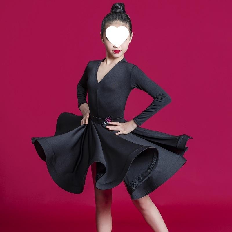 Společenské latinskoamerické taneční šaty soutěžní Dívčí sukně Tréninkové oblečení Oblečení Taneční kostým Tango Samba Cha Cha Dvoudílný