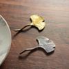 Exquisite Ginkgo Leaf Chopstick and Spoon Rest - 304 Stainless Steel