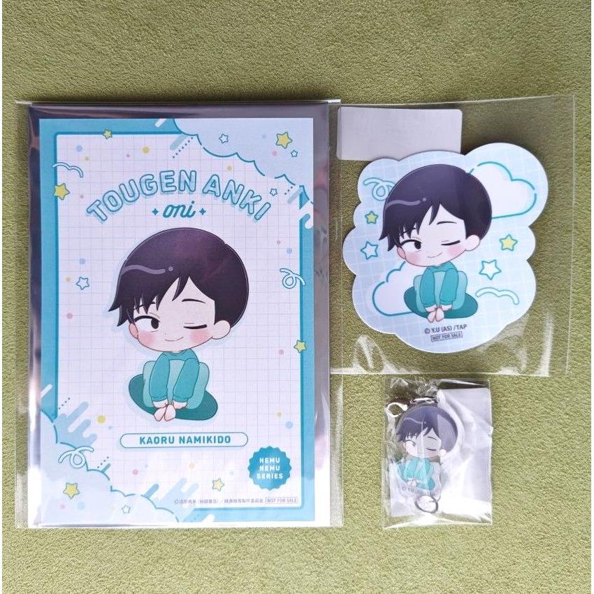 Used Togen Anki Dokaori Namiki Nemunemu Series Acrylic Charm Sticker Postcard
