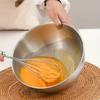Korean Stainless Steel Fruit and Vegetable Salad Bowl with Rice Bowl, Cold Noodle Bowl, Instant Noodle Bowl, Cold Mixing Bowl