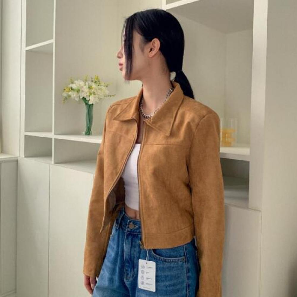New ArrivalS Open Run Linruwell Women S Short Jacket Collar Neck Pintuck Cutting