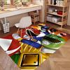 Mighty Morphin Power Rangers Print Rug, Washable Floor Carpet, For Entryway Dorm Laundry Room Office Study, Home Decor Birthday Christmas Gift