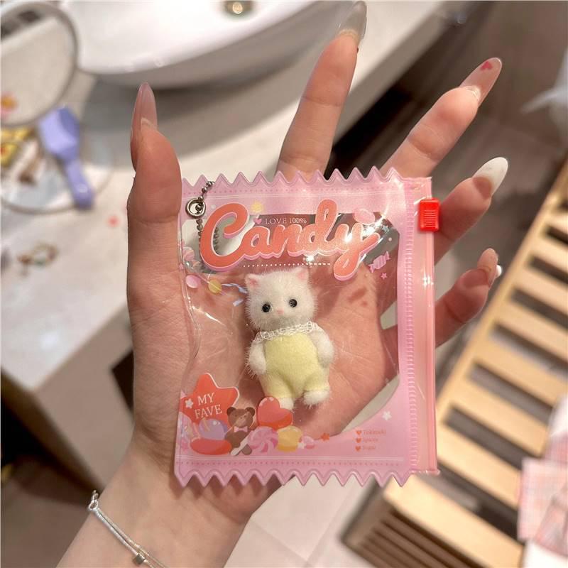 Morinaga Candy Charm Poodle Bear Doll Case & Display Organizer