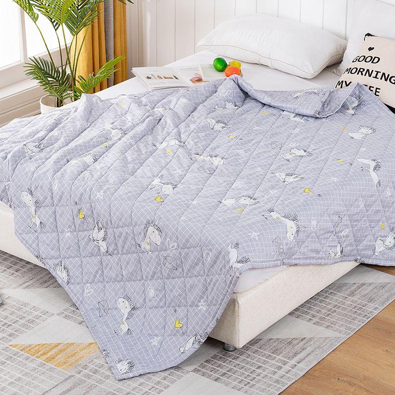 Summer Cool Machine Washable Quilt Winter Quilt Single Dormitory Quilt Double Washable Spring and Autumn Student Quilt Core