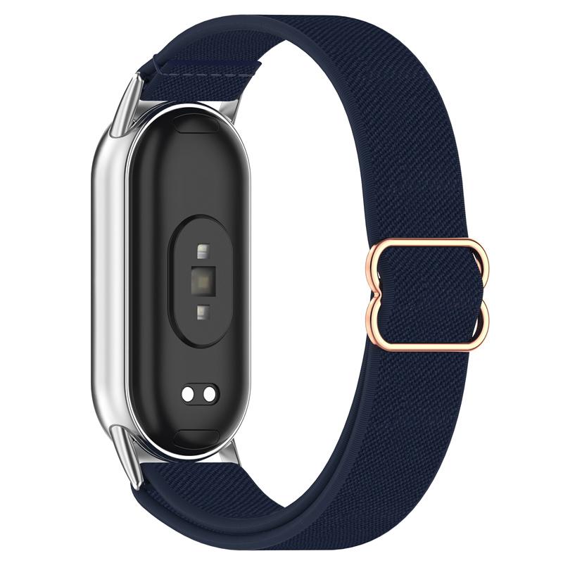 Nylon knit strap For Xiaomi band 9 8 NFC strap Elastic watch band For Xiaomi smart band 9 8 strap cover accessories
