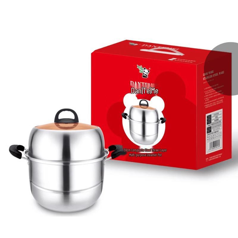

ZISIZ 304 Stainless Steel Multi-Layer Steamer Pot