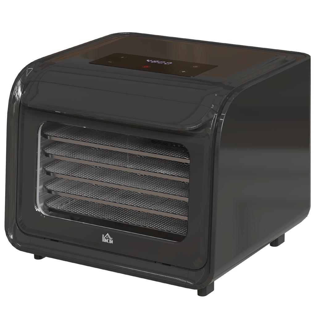 35-70 degrees C Six-Tray Food Dehydrator - Black