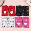 Stage Performance Leather Women Man Half-Finger Rivet Gloves Nightclub Dance Fashion Punk Hip-Hop Half Finger Mittens