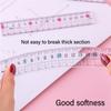 Preventing Myopia Ruler Transparent Straight Rulers Creative Scale Ruler  School Office