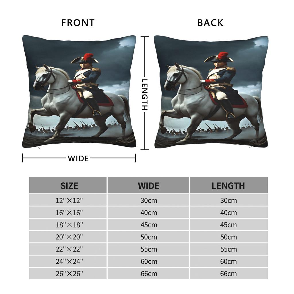 Napoleon Bonaparte Pillow Case  Cute Funny Pillow Cover Comfy Pillowcases For Chair Sofa Home Decor