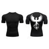 Graphic Athletic Quick Dry Compression Shirt for Men Gym Workout Running Tshirts Tees Tops Undershirt Baselayers Activewear