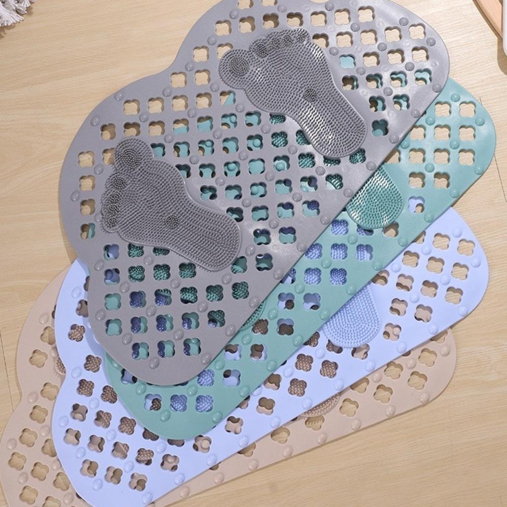Machine Washable Shower Non-Slip Mats Waterproof Floor Mat Soft Bathtub Mat Children