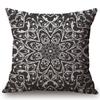 Florals Beautiful Leaf Floral Mandala Waves Stripe Paisley Geometry Prints Cotton Linen Cushion Cover Sofa Throw Pillow Case