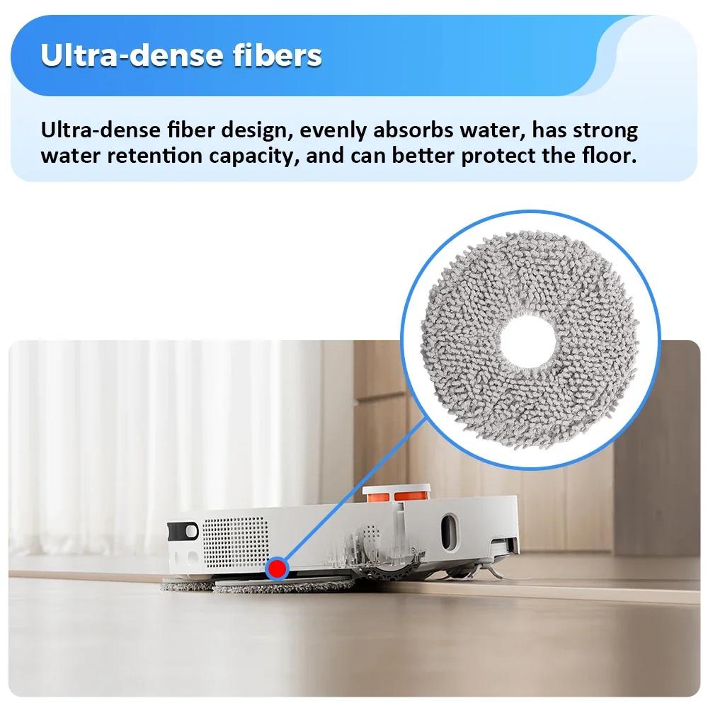 Mop Cloth For Xiaomi B101CN X10+X20+S10+S10 Plus S20 Plus For Dreame Bot L10s Pro L10s Ultra S10 S10 Pro W10S PRO Vacuum Part