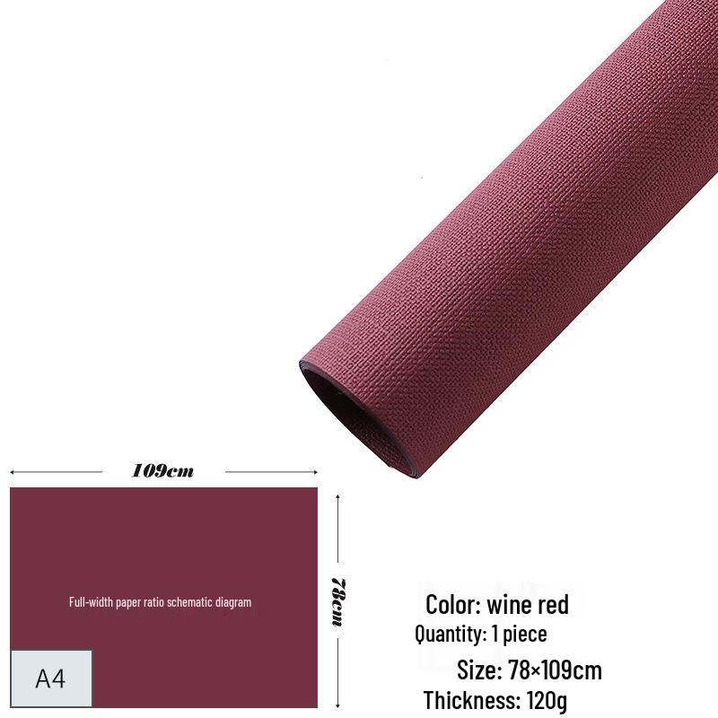 Linen Textured Wrapping Paper for Gifts - Solid Color for Holidays, Birthdays, and Photo Frame Decoration