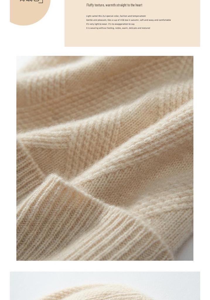 Women's 100% Pure Cashmere Twill Knit Hat - Warm, Stylish Cold Protection for Autumn/Winter