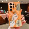 Magnetic Phone Case For Samsung Galaxy S25 S26 Ultra Edge S24 S23 FE A17 A56 A37 A16 A55 A15 A36 A35 A54 5G Cartoon Floral Cover