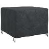 Solid Black Furniture Cover 113 X 113 X 73 Cm 210D