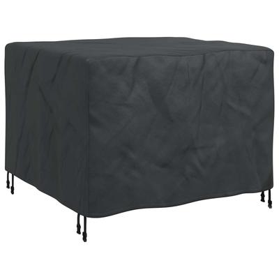 Solid Black Furniture Cover 113 X 113 X 73 Cm 210D
