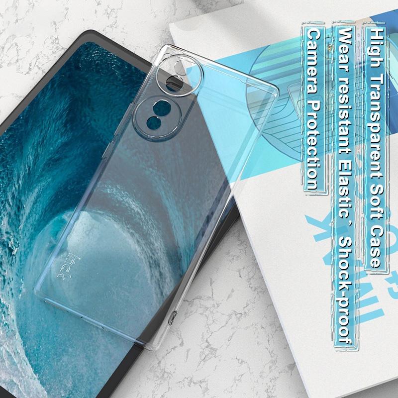

IMAK UX-5 Series Clear Phone Case for Honor 70 5G,Anti-scratch Soft TPU Cover with Precise Cutout Camera Protection A