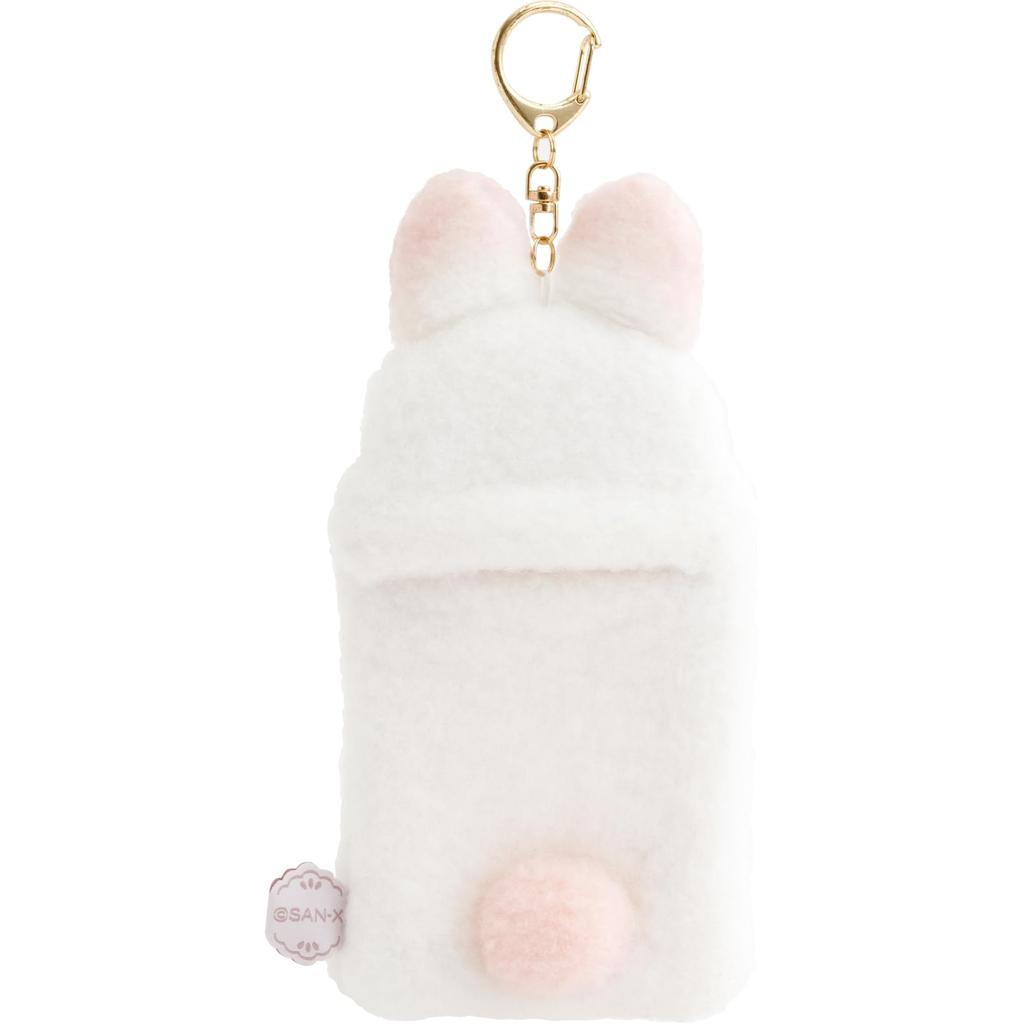 San-X Sugarcocomuu's Holiday Plush Photo Keychain AB48701 H17×W8×D3cm