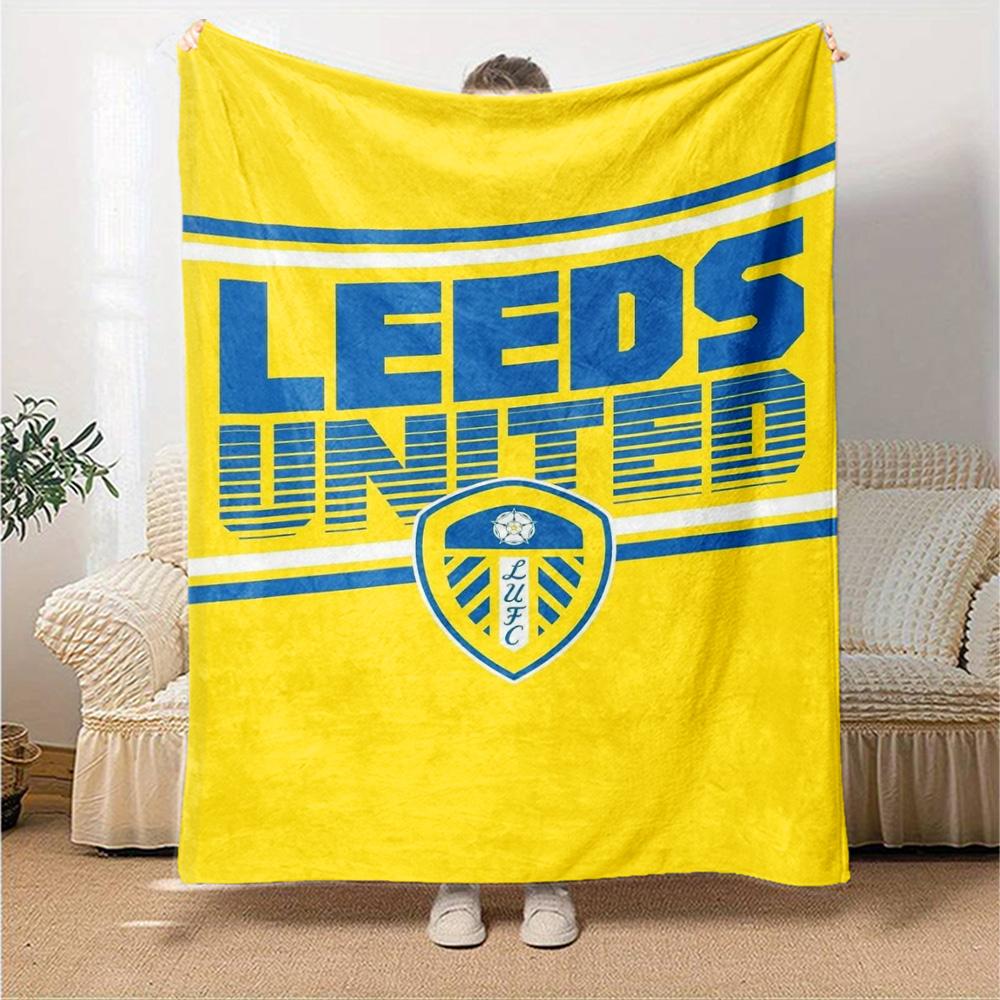 LUFC Print Flannel Blanket High Quality Warm Comfortable Cover for All Seasons Perfect for Gifts Home Decor
