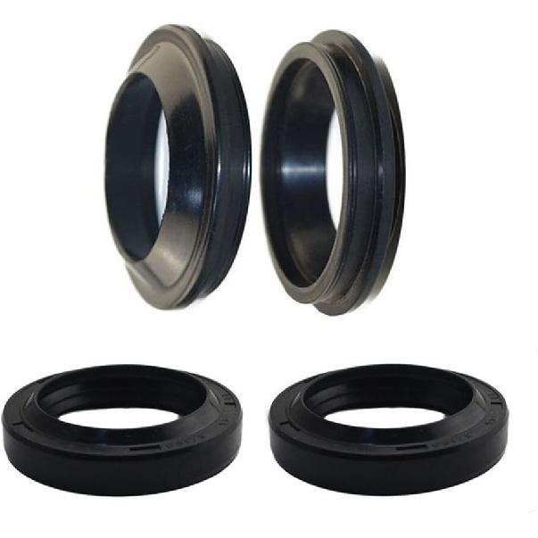 AHL Front Fork Shock Oil Seal and Dust Seal Set 41mm X 53mm X 8/10.5mm for Yamaha XVS650 V Star Custom 1998-2008
