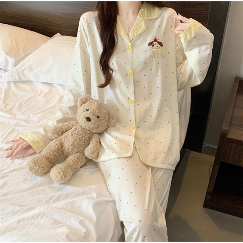 Women's Pajamas Set Pajamas 2-piece Set Airy Soft Casual Printed Pajamas