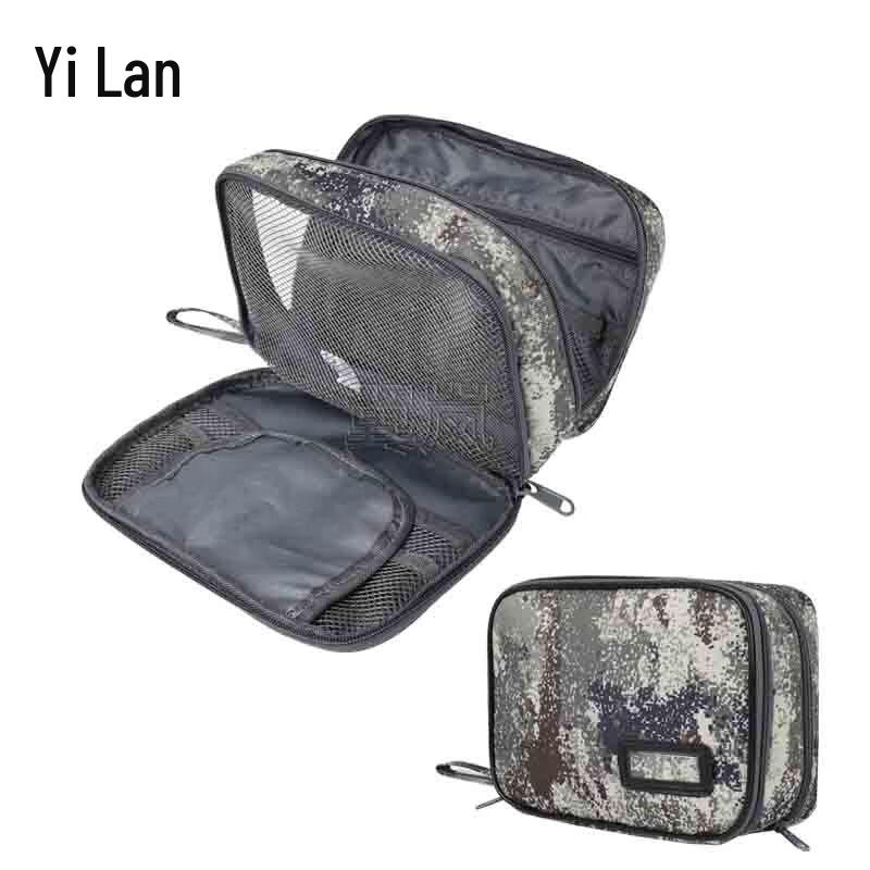 Yilan Camouflage Portable Hanging Toiletry Bag