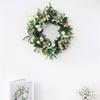 Artificial Flower Wreath Spring Wreath Decoration for Front Door Farmhouses Garden for Wedding Party Home Decoration