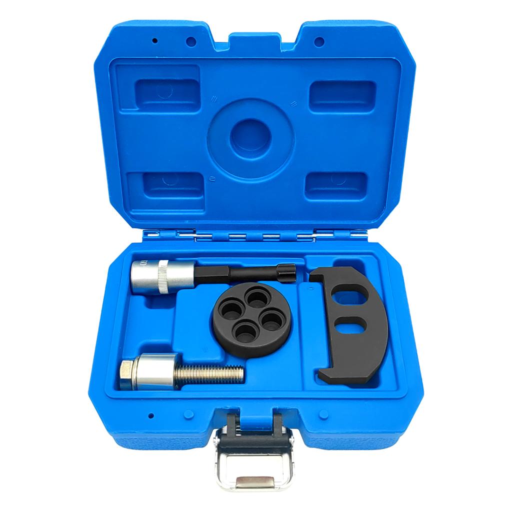 Crankshaft Turning Holding Kit, Crankshaft Rotary Tool and Flywheel Locking Tool Set Replacement for BMW Mini B37 B38