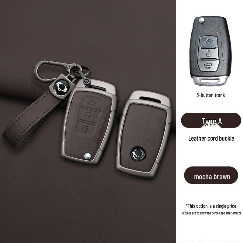 Metal Shell Key Cover & Buckle for SsangYong Korando/Rexton Remote