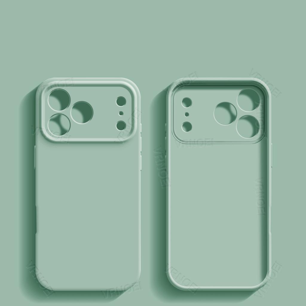 Silicone Feel Lens Protection Case For iPhone 17 14 12 11 13 15 16 Pro Max 16 15 14 Plus 16 E Air Shockproof Cover Accessories