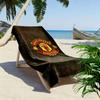 Royal MUFC Crown Print Beach Towel, Large Soft Quick Dry Towel for Beach Camping Swimming
