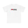 I Love Heart Adult Themed T-shirt Tee, Unisex T-Shirt for Adults, Bold Graphic Shirt,