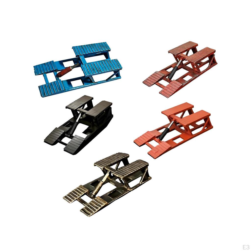 Car Lift Garage Lifter 1/64 Scale Classic Diorama Decoration Vehicle Maintenance Authentic for