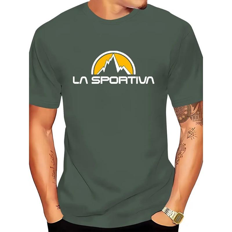 

Мужская футболка с принтом 3D Mountain, летняя, удобная, дышащая, с короткими рукавами, для любителей активного отдыха, мужская футболка большого размера 6XL