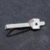Pince à Cravate en Alliage pour Homme Mariage Cravate Cravate avec Strass Pince à Cravate pour Gentleman