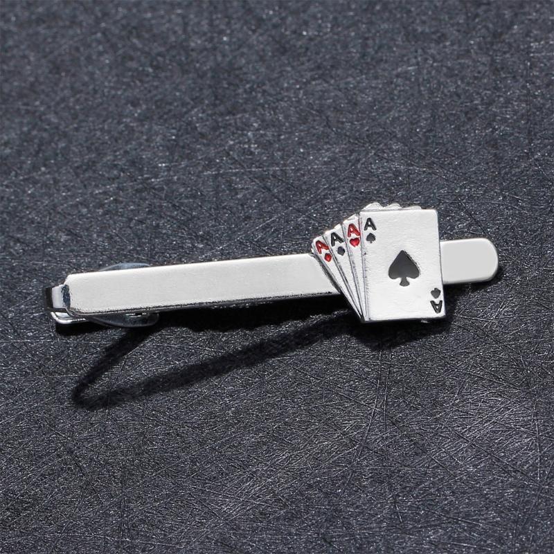 Pince à Cravate en Alliage pour Homme Mariage Cravate Cravate avec Strass Pince à Cravate pour Gentleman