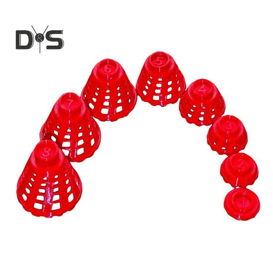 

8 шт., пластиковые мячи для гольф-симуляторов, тренировочные мячи для гольфа на открытом воздухе и в помещении, коврики для гольфа для зимнего газона и драйвинг-рейнджа красный