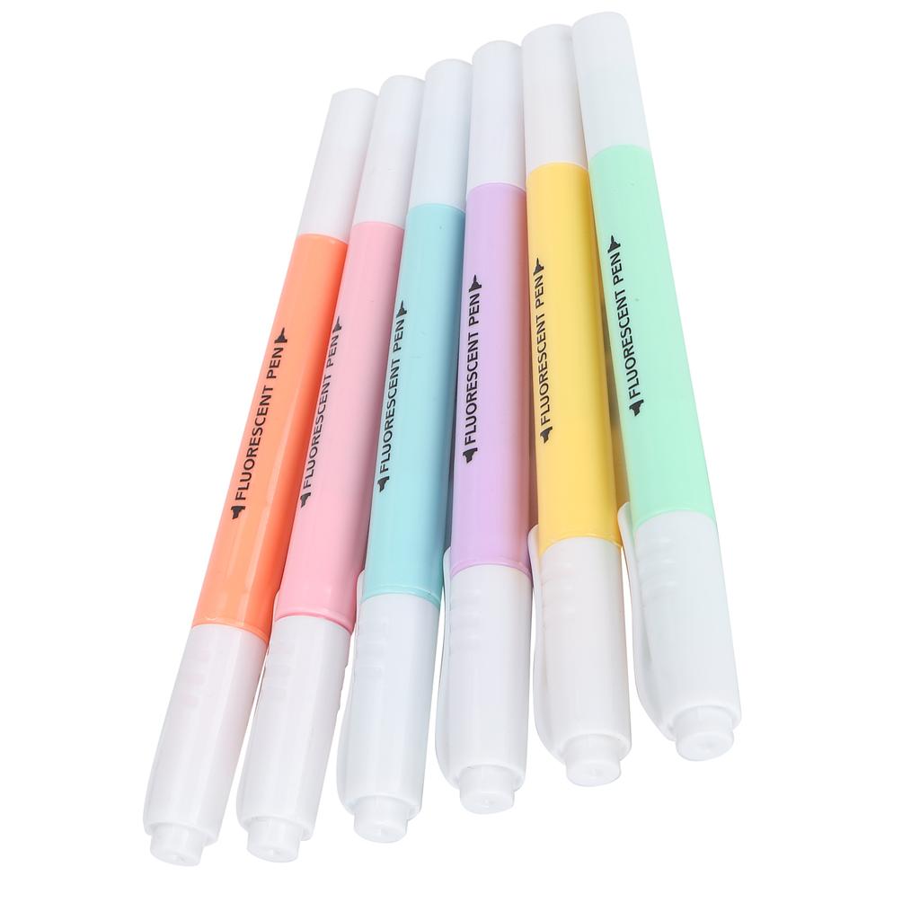 Double Headed Highlighter Children Painting Drawing Highlighter Marker Pen Set