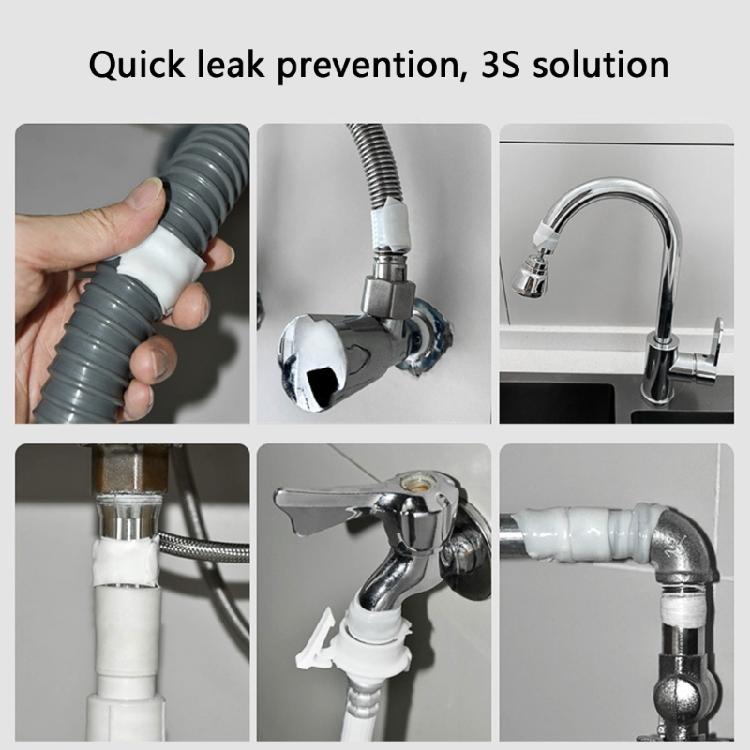 Multipurpose Silicone Pipe Leak Tape with Elasticities and Durability Designs Accessory for Household Plumbing Repairs