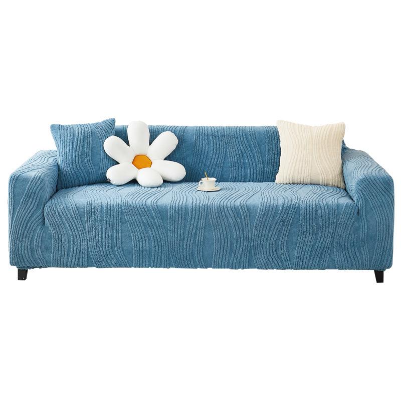 Comfortable Cotton Velvet Elastic All-Inclusive Sofa Cover Thick Lazy Full Covered Dust Cover Oversized Integrated Concubine Universal