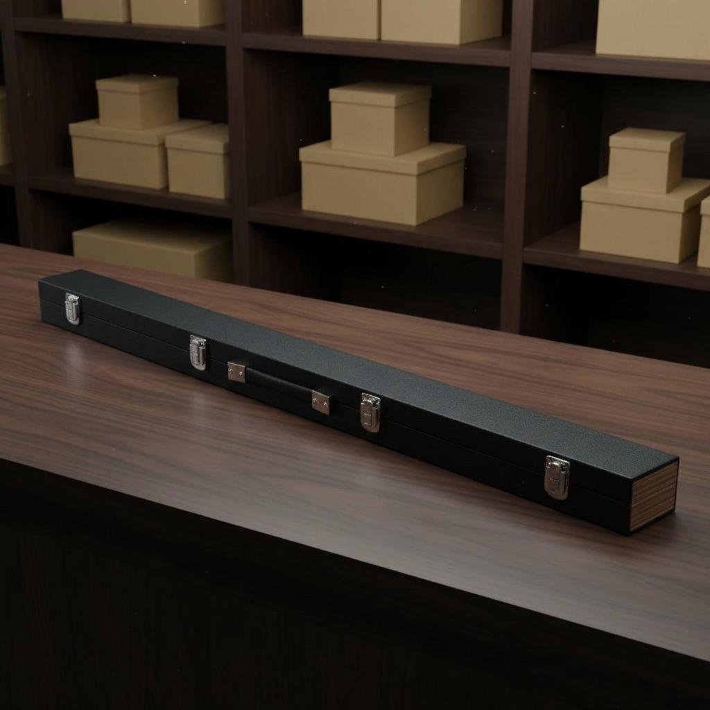 Billiard Cue Box Safeguarding Snooker Case Soft Lined Interior