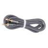 3.5mm Male To Male Cable Nylon Braid Stereo Extension Cord for 3.5mm Port Devices 1.2m   4ft